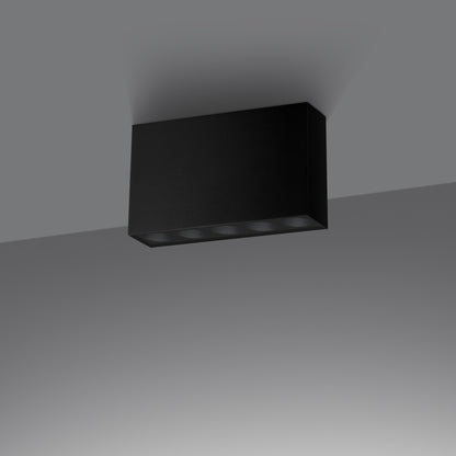 Loftslampe SOLE sort LED - Hovedbillede