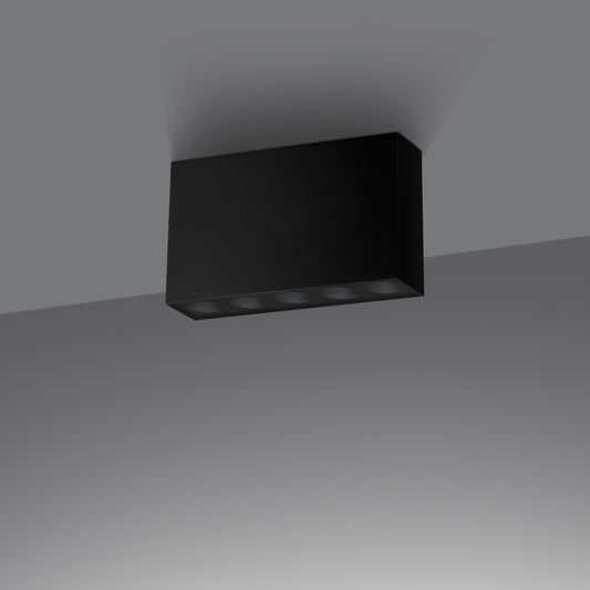 Loftslampe SOLE sort LED - Hovedbillede