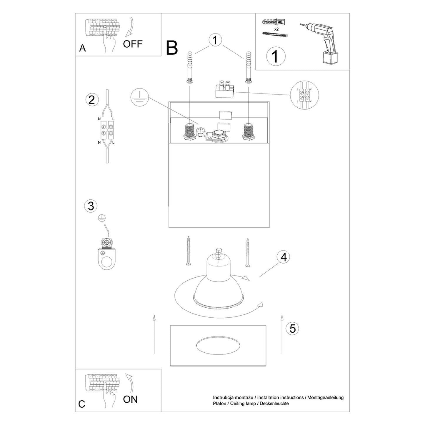 Loftslampe HATI - Billede 6