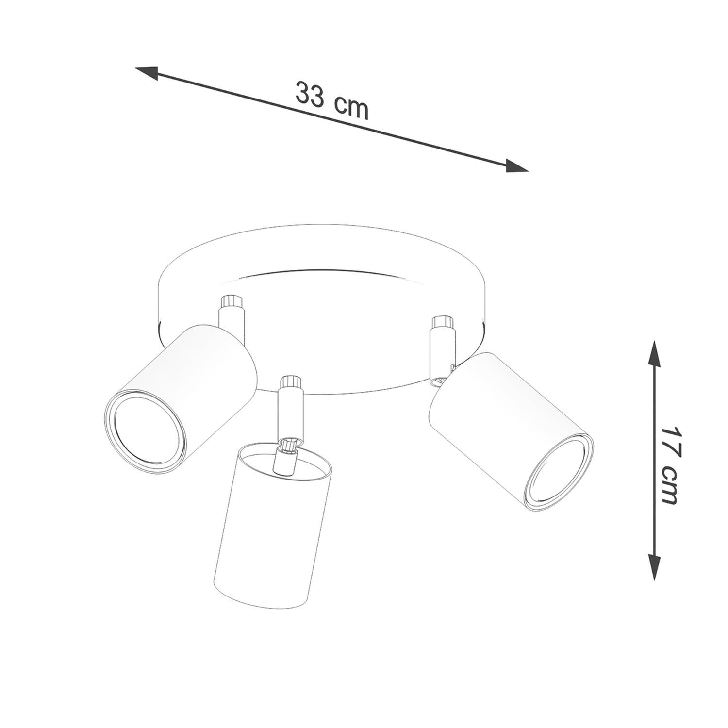 Loftslampe VERDO 3P - Billede 5