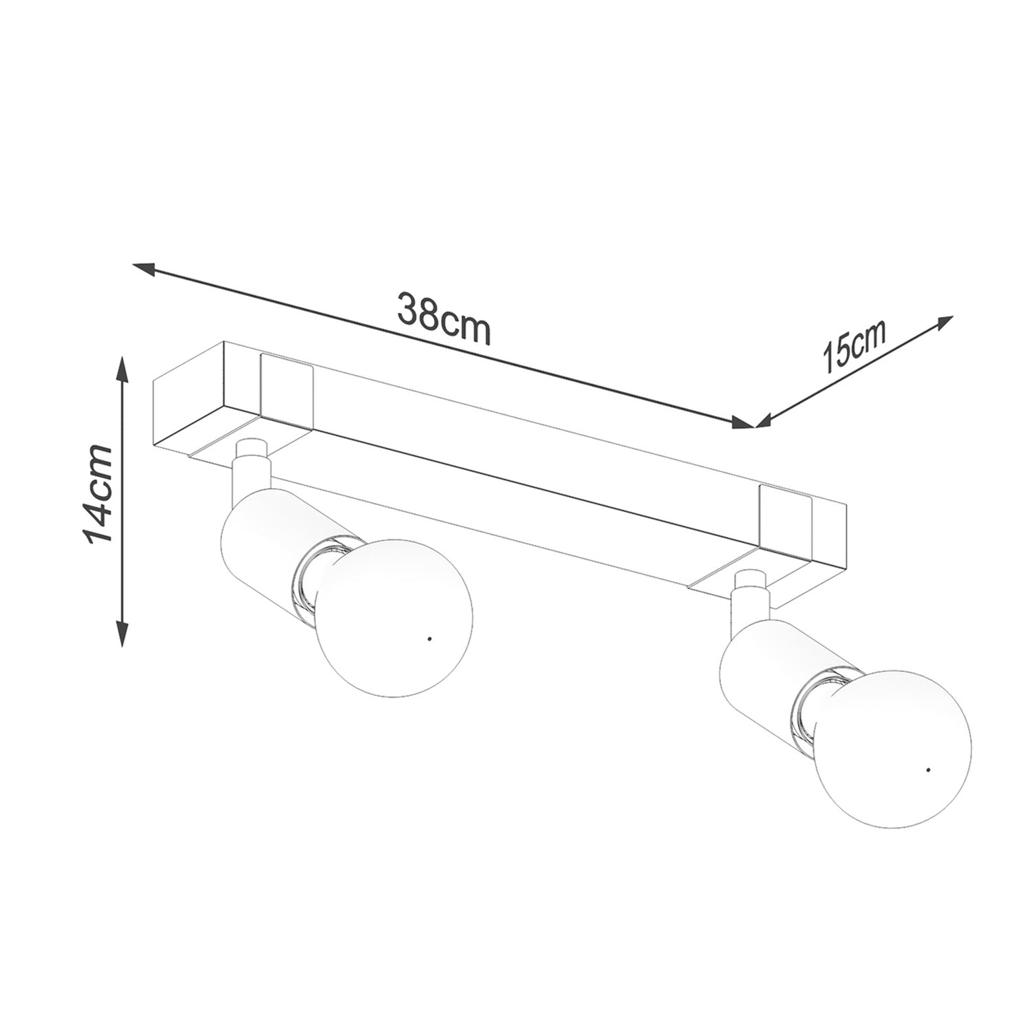 Loftslampe ZUCA 2 - Billede 5