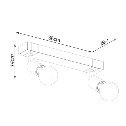 Loftslampe ZUCA 2 - Billede 5