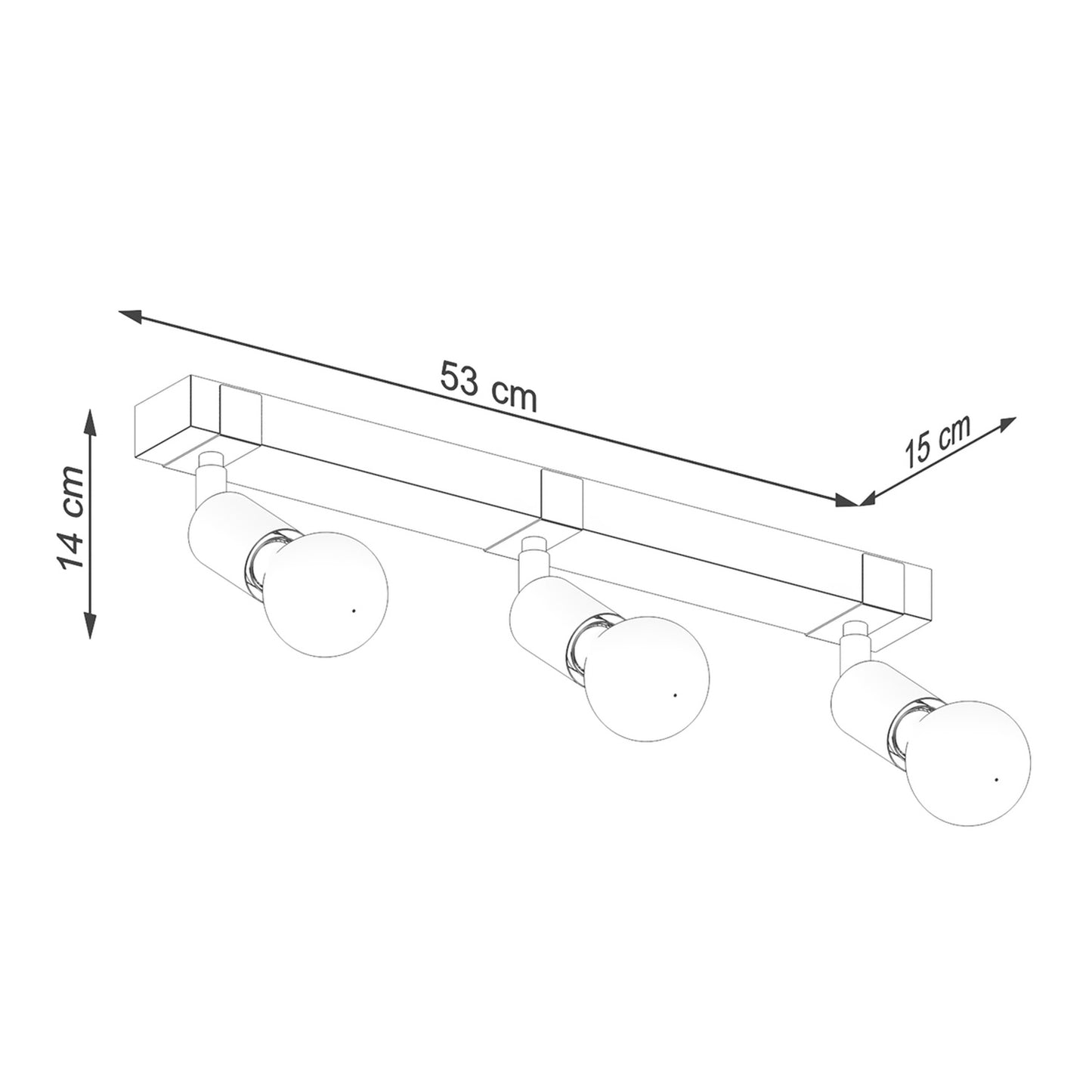 Loftslampe ZUCA 3 - Billede 5