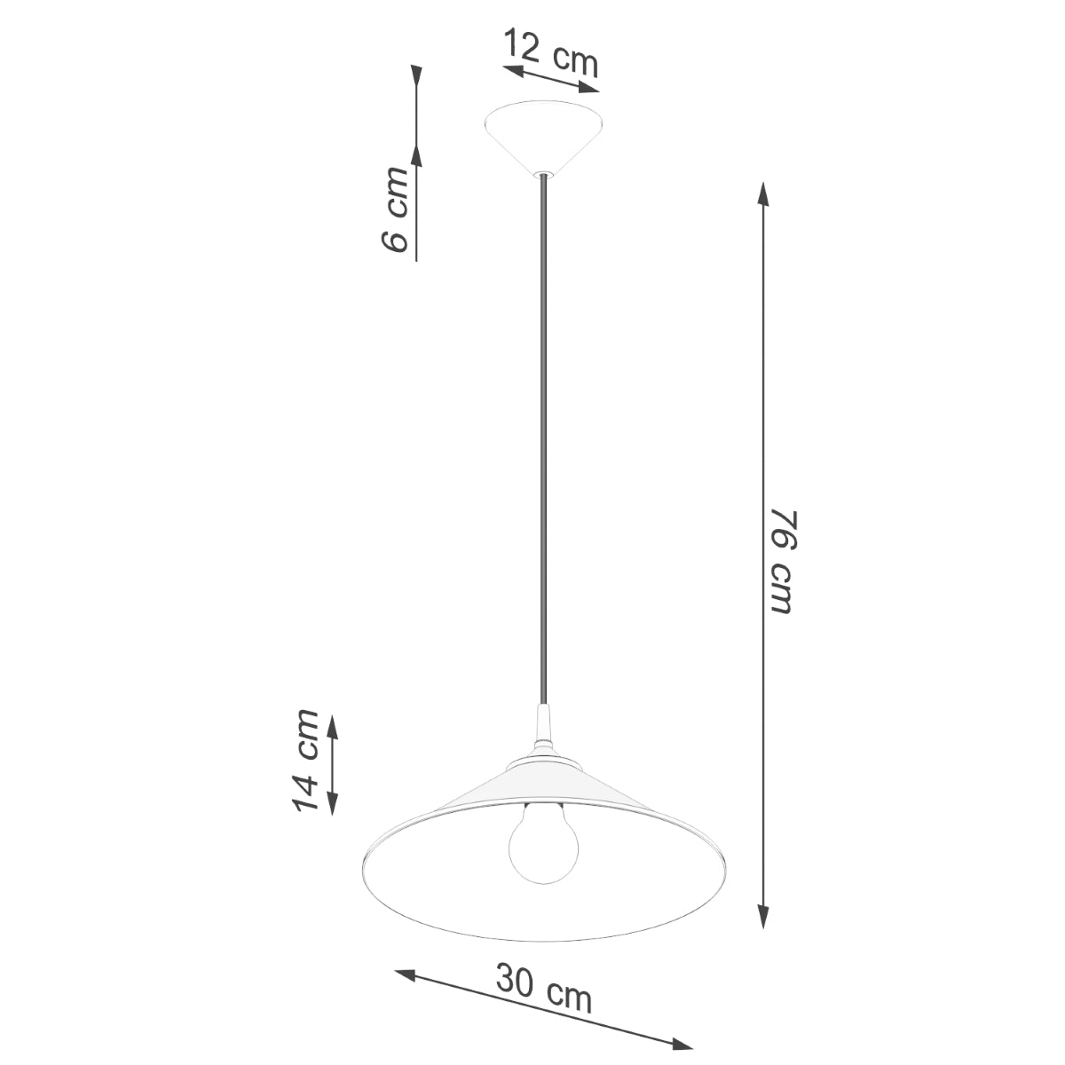 Pendellampe ZUMA hvid - Billede 12