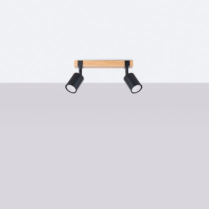 Loftlampe FAGER 2 sort - Billede 3