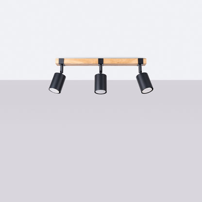 Loftslampe FAGER 3 sort - Billede 3