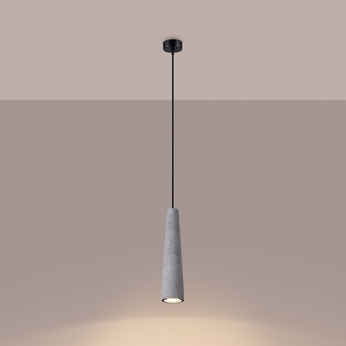 Pendellampe ELECTRA beton - Hovedbillede