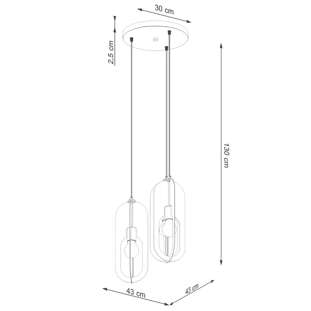 Pendellampe NICUS 3 hvid - Billede 13