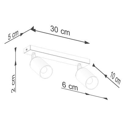 Loftlampe WINX 2 sort/guld - Billede 8