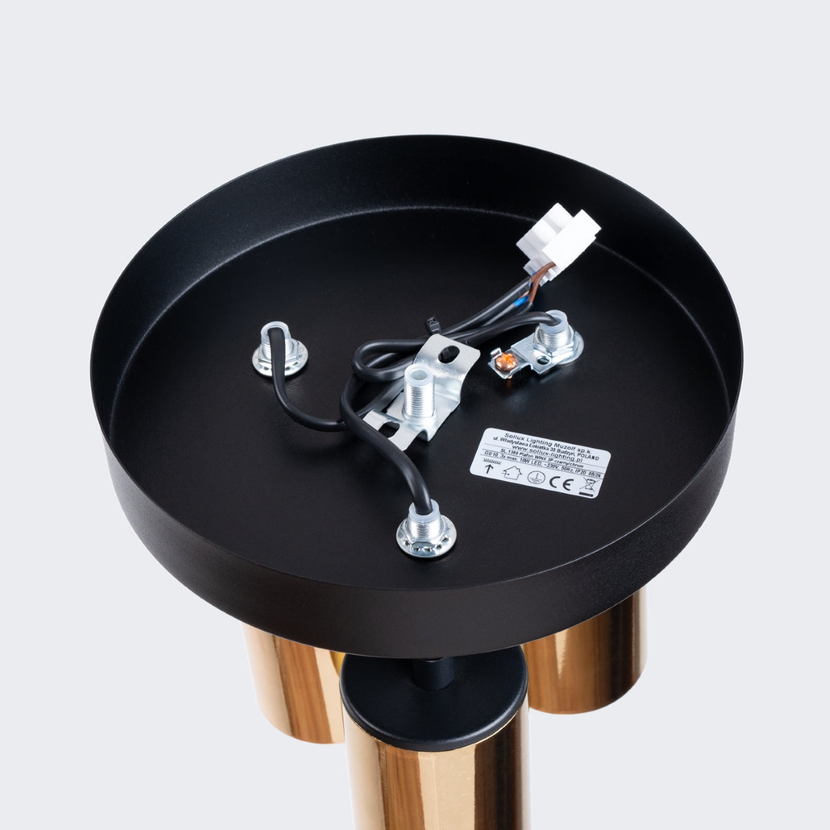 Loftlampe WINX 3P sort/guld - Billede 4