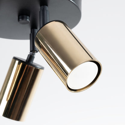 Loftlampe WINX 3P sort/guld - Billede 7