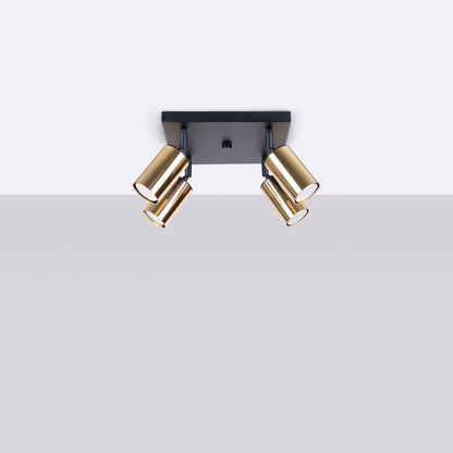 Loftlampe WINX 4 sort/guld - Billede 3