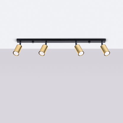 Loftlampe WINX 4L sort/guld - Billede 3