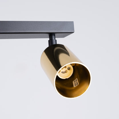 Loftlampe WINX 6L sort/guld - Billede 5