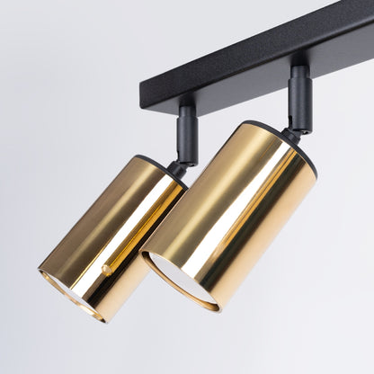 Loftlampe WINX 6L sort/guld - Billede 6