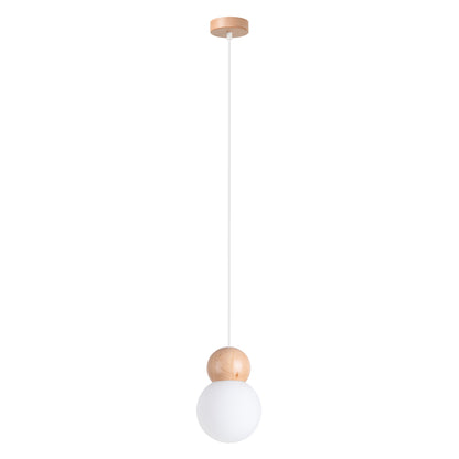 Pendel PEKKA 1 /naturligtt træ hvid - Billede 2