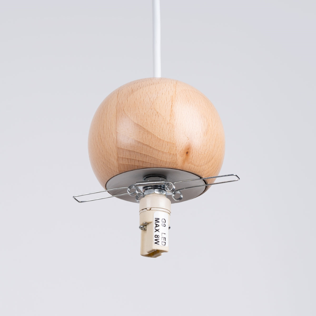 Pendel PEKKA 1 /naturligtt træ hvid - Billede 5