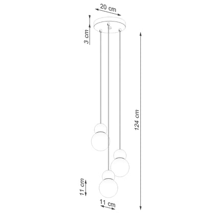 Pendel PEKKA 3P /naturligtt træ hvid - Billede 10