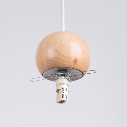 Pendel PEKKA 3P /naturligtt træ hvid - Billede 5