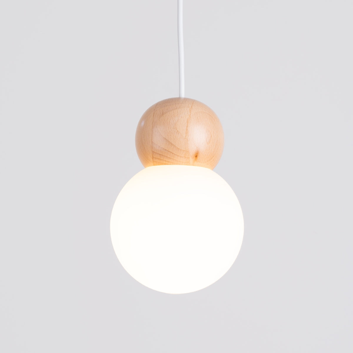 Pendel PEKKA 3P /naturligtt træ hvid - Billede 8