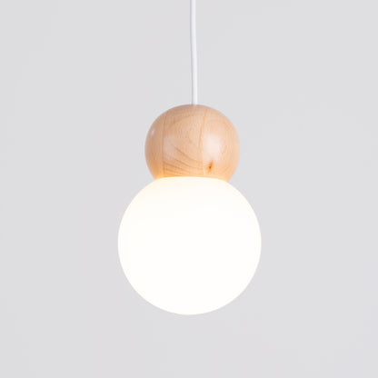 Pendel PEKKA 3P /naturligtt træ hvid - Billede 8