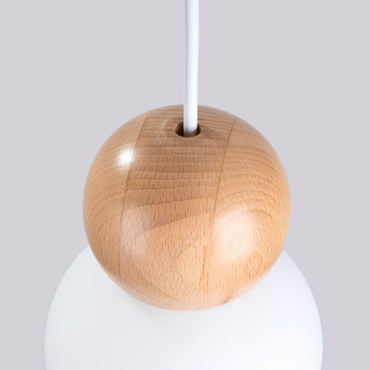 Pendel PEKKA 3P /naturligtt træ hvid - Billede 9