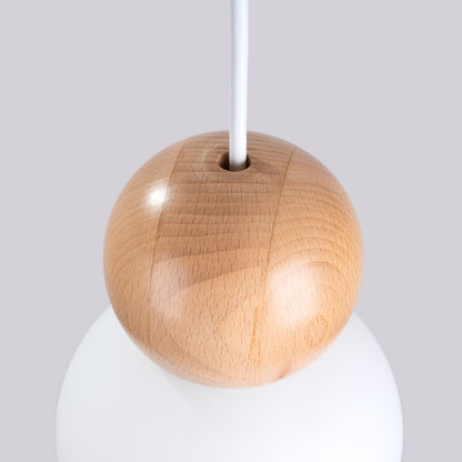 Pendel PEKKA 3P /naturligtt træ hvid - Billede 9