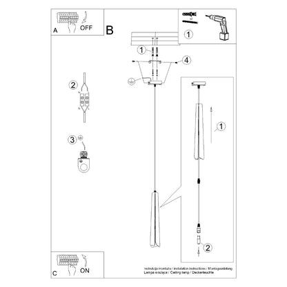 Pendel PRYSM 1 hvid - Billede 13