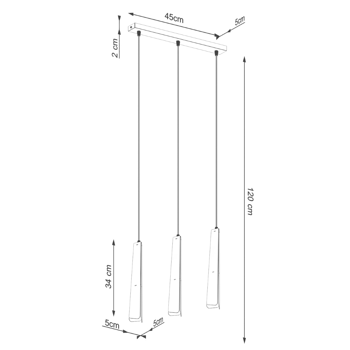 Pendel PRYSM 3L hvid - Billede 14