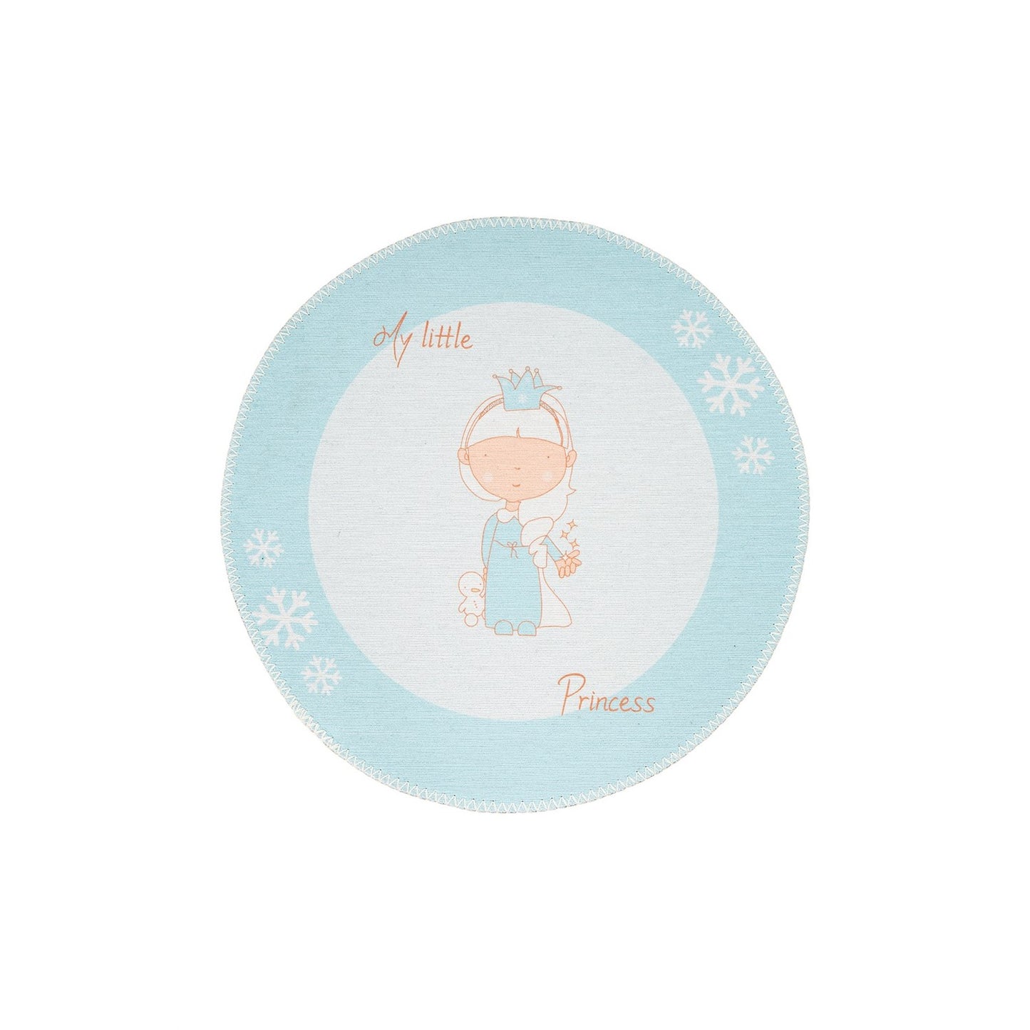 Bambini 125 RUND Børnetæppe Lav Luv - Variant Y8KJM-160-160