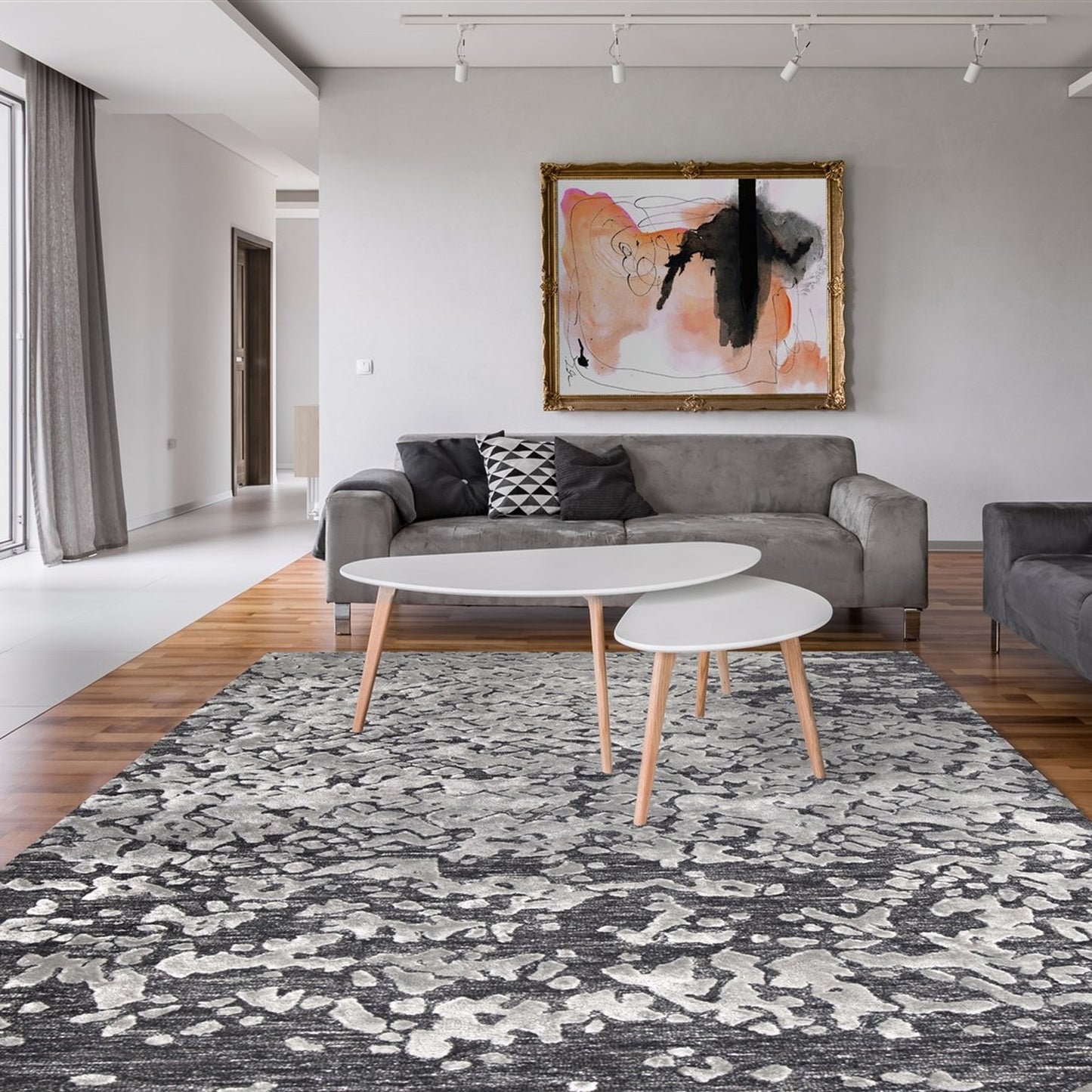 Damast 400 Tæppe Kort Luv I Shabby Chic Design - Billede 2