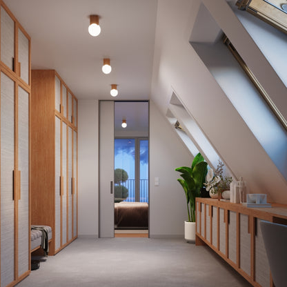 Loftslampe SOLIS i naturligtt træ - Billede 11