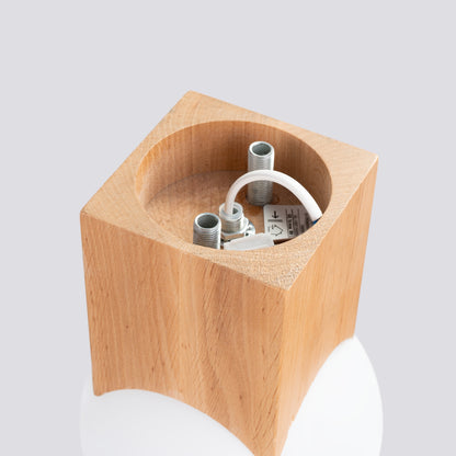 Loftslampe SOLIS i naturligtt træ - Billede 4