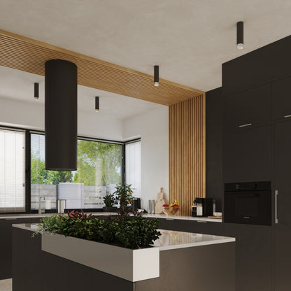 Loftslampe NERO 22,5 sort/krom - Billede 9