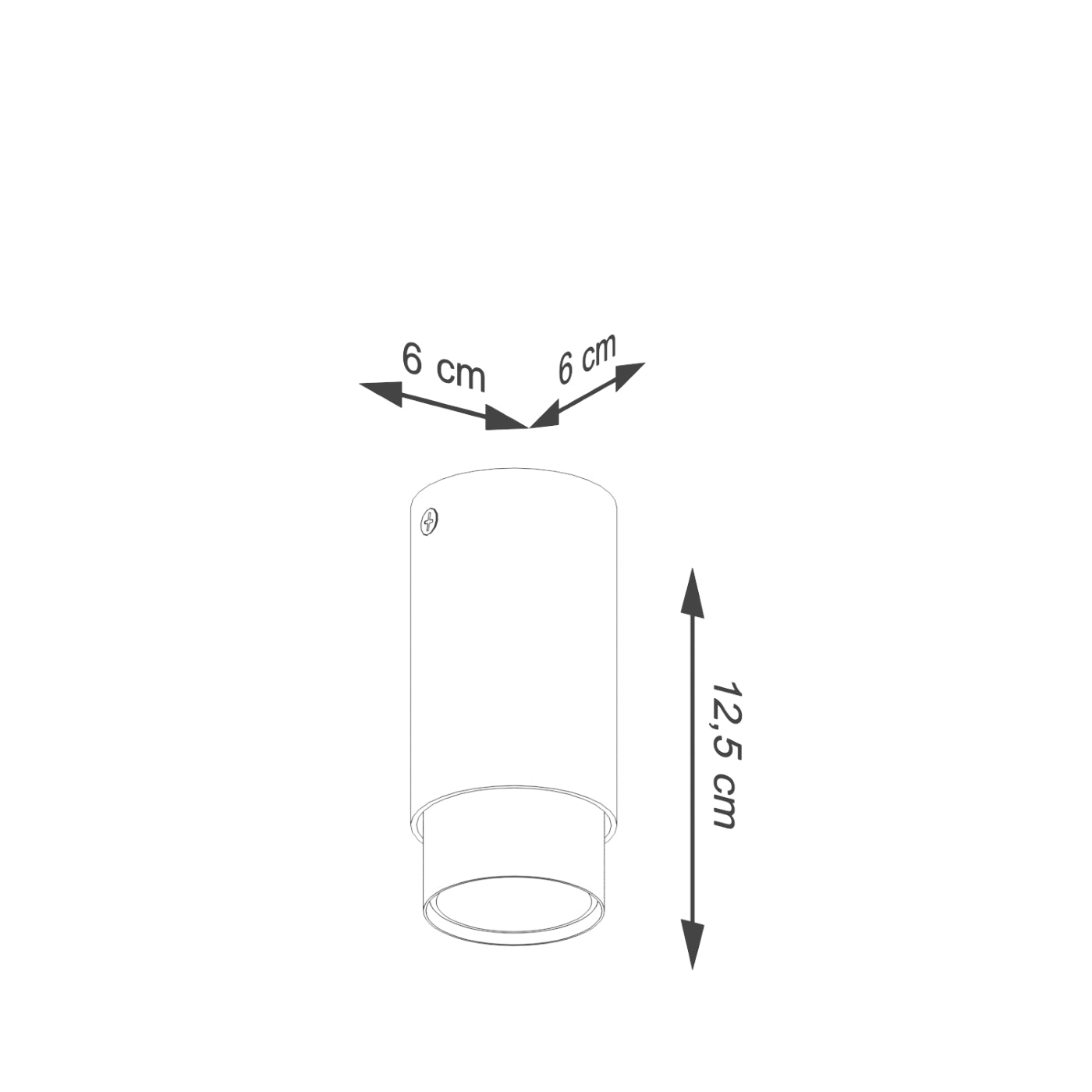 Loftslampe NERO 12,5 sort/guld - Billede 6