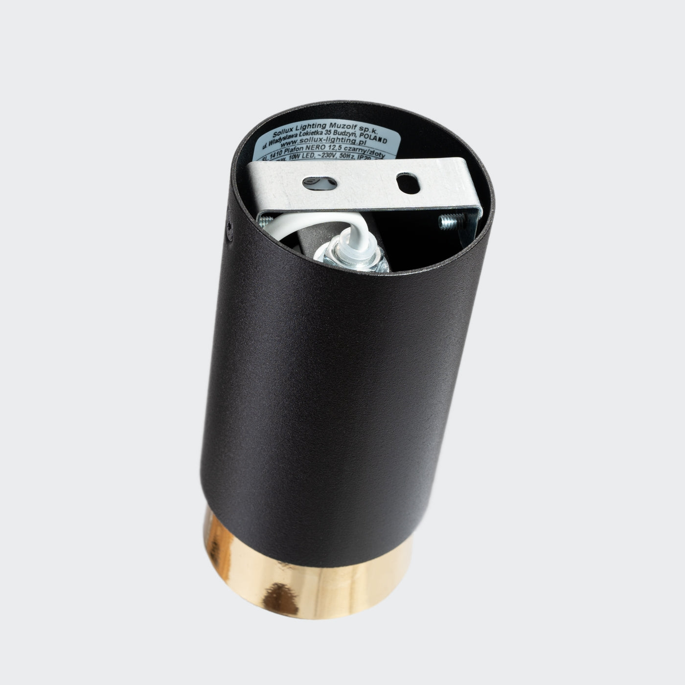 Loftslampe NERO 12,5 sort/guld - Billede 4