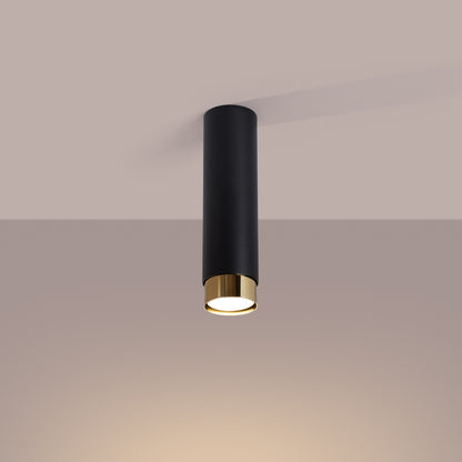 Loftlampe NERO 22,5 sort/guld - Hovedbillede