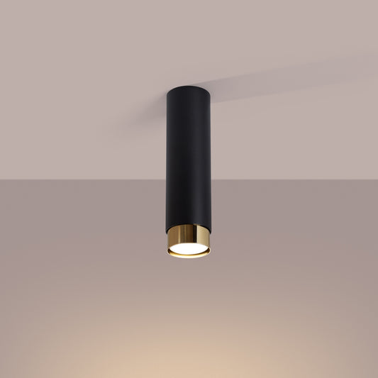 Loftlampe NERO 22,5 sort/guld - Hovedbillede