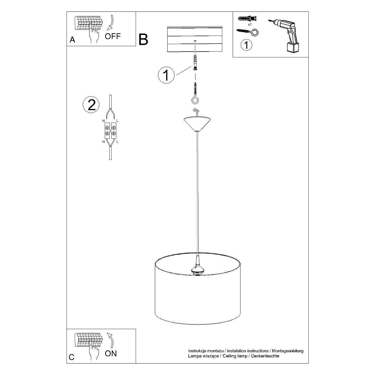 Pendellampe CAT 40 - Billede 5