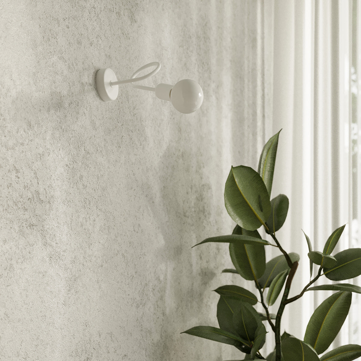 Lysekrone LOOP 3 hvid - Billede 8