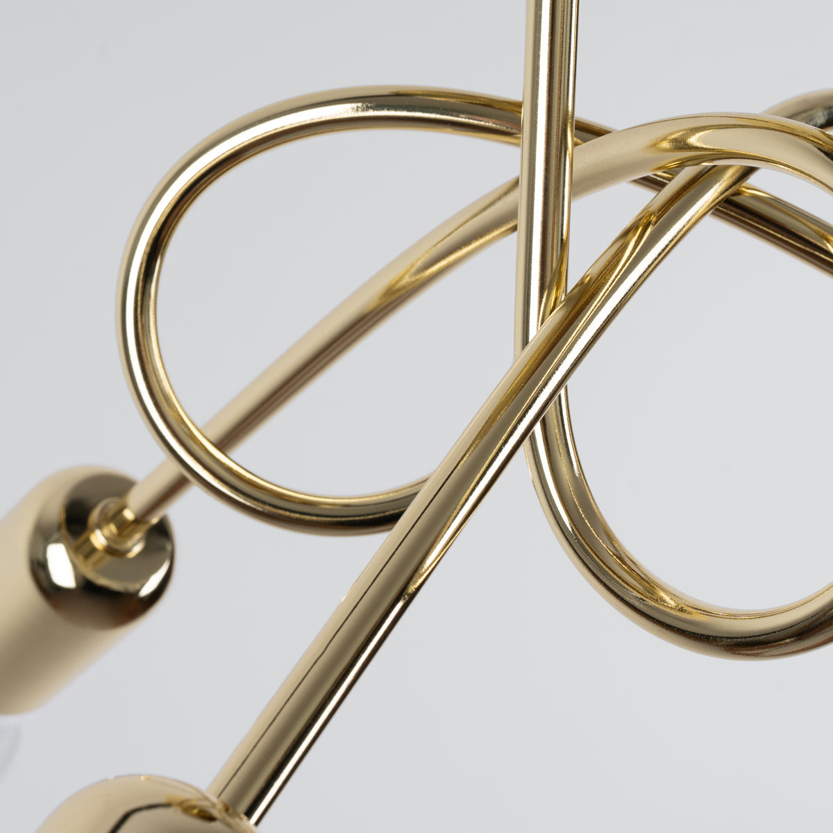 Lysekrone LOOP 3 blank guld - Billede 4