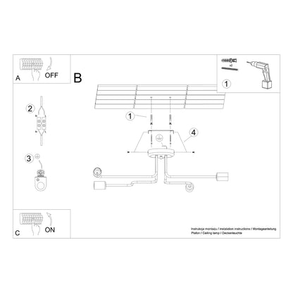 Lysekrone VECTOR 4 hvid - Billede 5