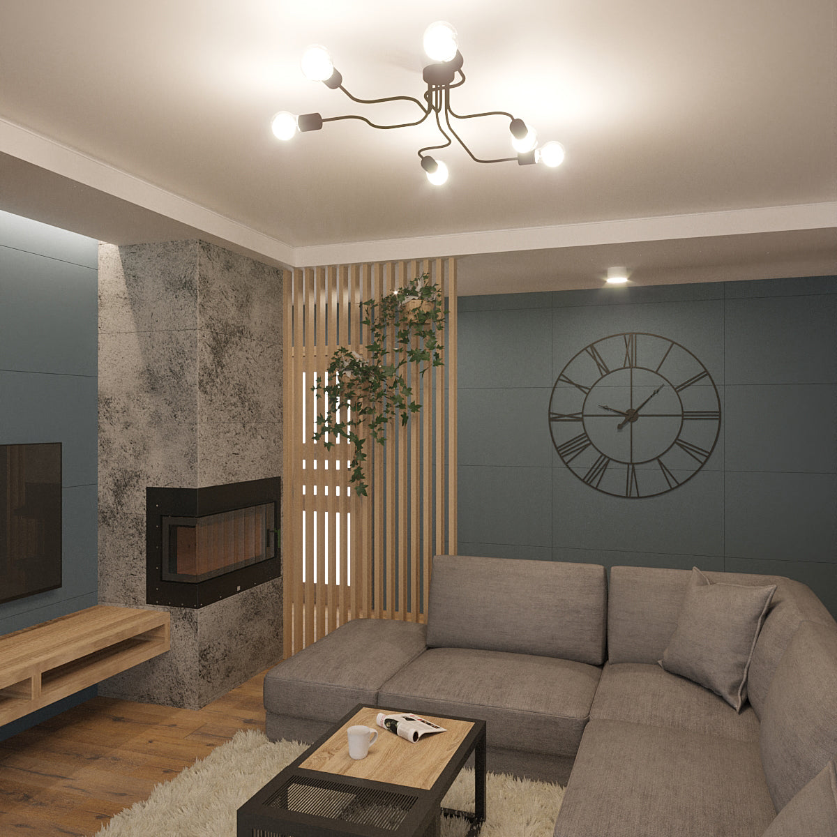 Lysekrone VECTOR 6 hvid - Billede 4