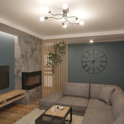 Lysekrone VECTOR 6 hvid - Billede 4