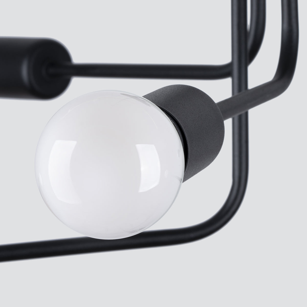 Lysekrone NORAH 6 sort - Billede 4