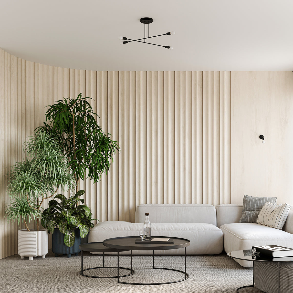 Lysekrone NORAH 6R sort - Billede 8