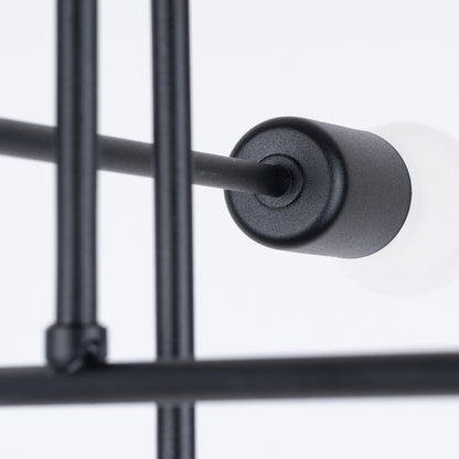 Lysekrone NORAH 6R sort - Billede 4