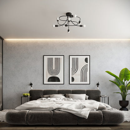 Lysekrone LEVAR 4 sort - Billede 8