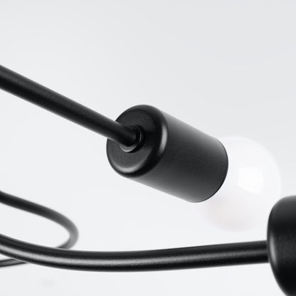 Lysekrone LEVAR 4 sort - Billede 4