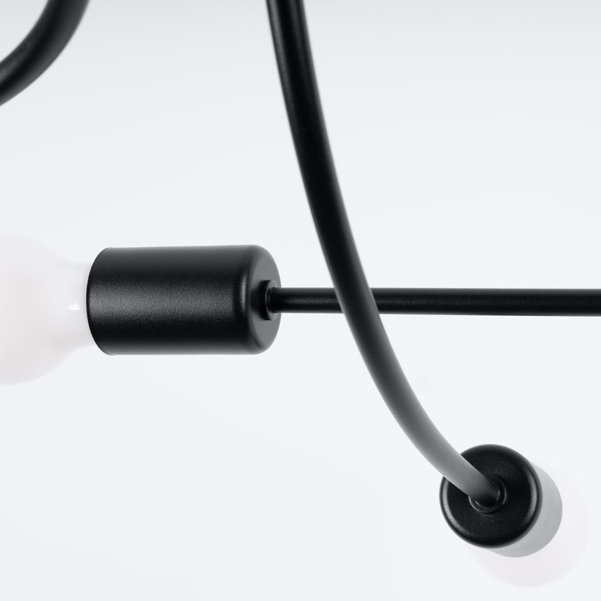 Lysekrone LEVAR 6 sort - Billede 4